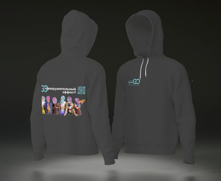 Худи с логотипом Dctr.Go в Красноярске