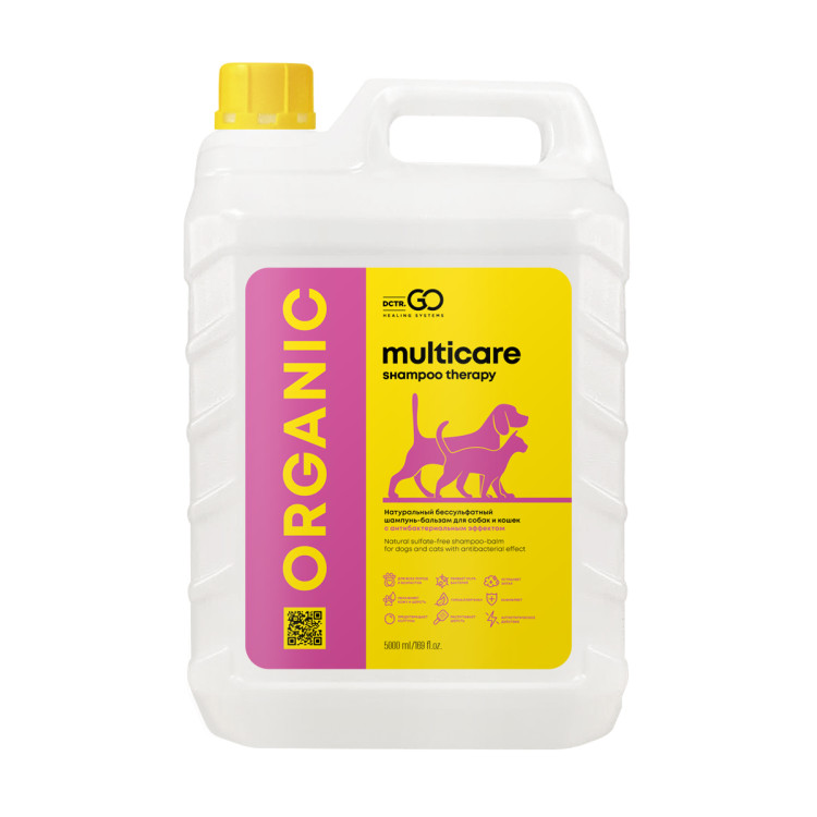 Dctr.Go Шампунь-бальзам для животных  Sнampoo Therapy "Мультиуход" 5000 мл в Красноярске