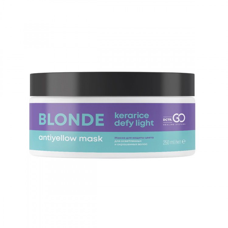 Блонд маска для защиты цвета Kerarice Defy Lidht Dctr.Go 250мл в Красноярске