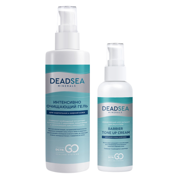 Dctr.Go Набор очищающий гель 250 мл и увлажняющий крем для лица с церамидами 100 мл в Красноярске